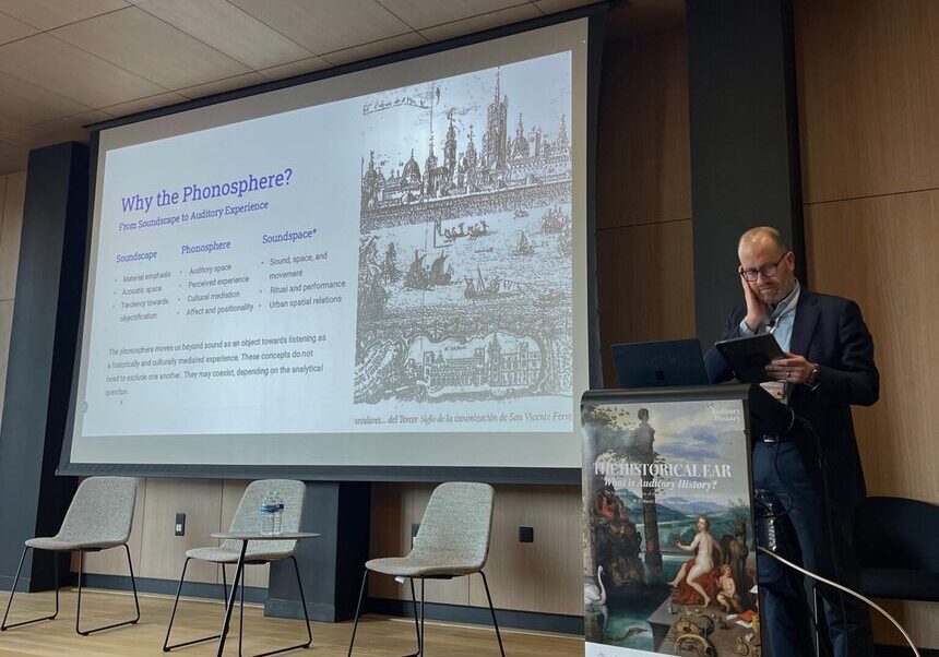 Ferran Escrivà Llorca durante el congreso.